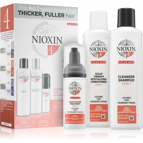 Nioxin System 4 Color Safe darilni set (za barvane lase)