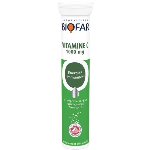 Biofar vitamin c 1000 mg 20 šumećih tableta Slike