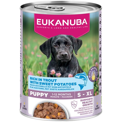 Eukanuba Puppy bogata pastrvom i batatom - 6 x 400 g Cijene