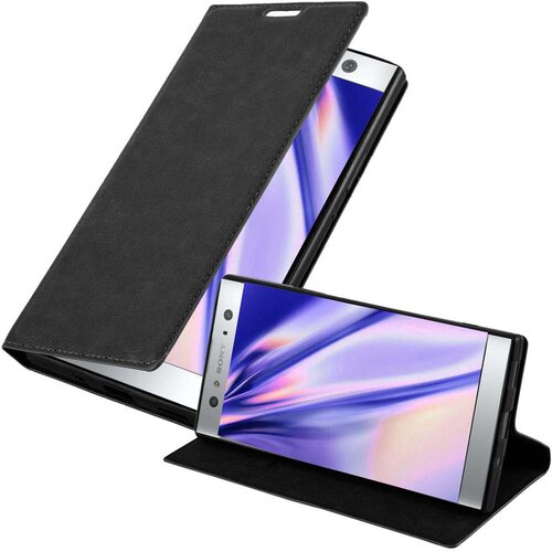Cadorabo Ohi&scaron;je, združljivo z Sony Xperia XA2 ULTRA v nočna črna - Za&scaron;čitni ovitek z magnetnim zapiranjem, stoječo funkcijo in režo za kartice, (20558384) Cene
