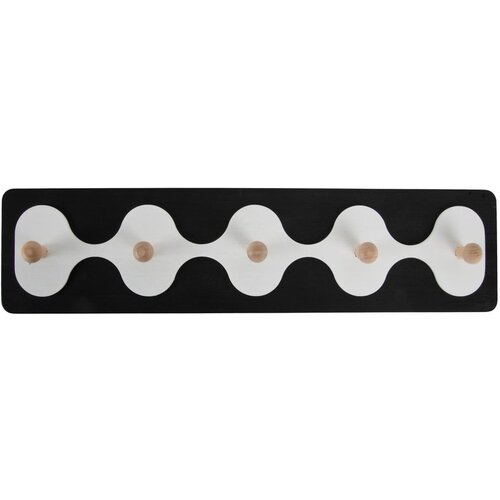 PT LIVING Črn stenski obe&scaron;alnik 48 cm Rizar &ndash; Cene
