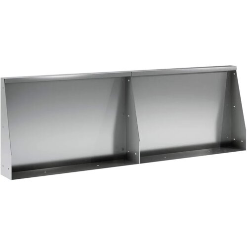  Zid za zadržavanje 2 kom. 60 x 12 x 40 cm Pocinčani čelik - Pocinčani čelik 60 x 12 x 40 cm 2 x Ravno Cijene