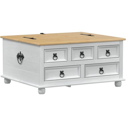 STORAGE Kutija za pohranu Corona 90 x 78 x 45 cm od masivne borovine Slike
