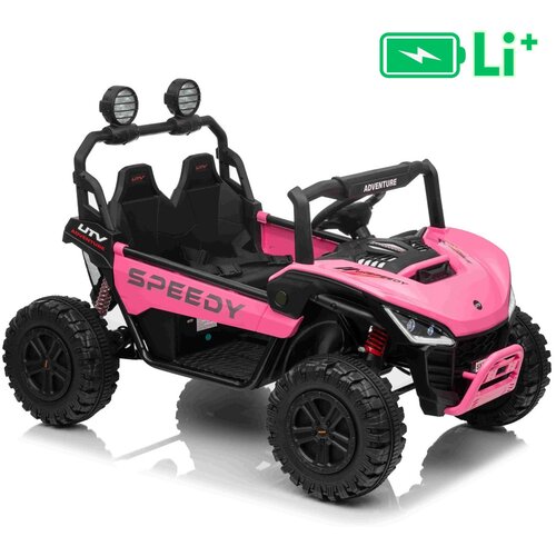 Beneo 22V električni auto za djevojčice T-REX Ride 4x4, Li baterija, pink Cene