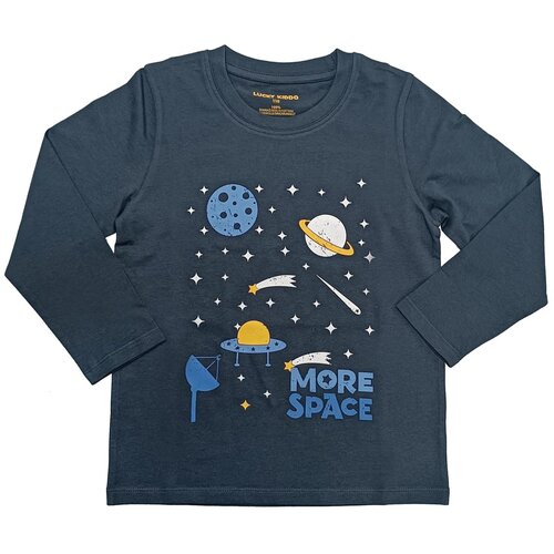 Lucky Kiddo majica DR LK-KBT LS 2_24 023649 M plava 140 Slike