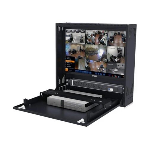 Rek CRNI DVR BOX za zid 560×540×150mm 526 Cene