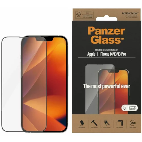 Panzerglass zaštitno staklo iPhone 14/13/13 Pro ultra wide fit, antibacterial
