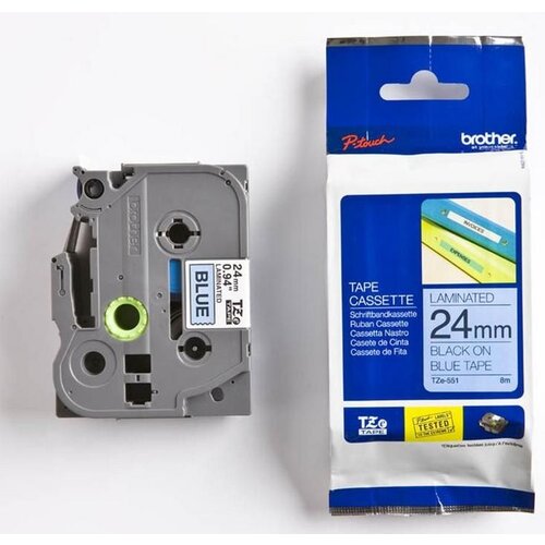  Trak p-touch tze-551 moder/črn 24mm BROTHER Cene