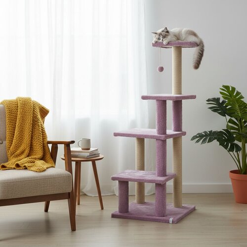 Paws & Whiskers grebalica za mačke alessi, prljavo roze Cene