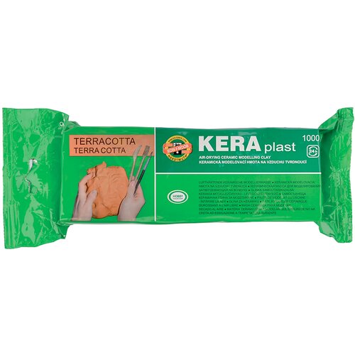  Masa za modeliranje za likovno 1000g terracota (masa za modeliranje za) Slike