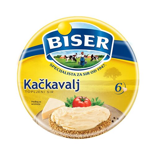 Mlekoprodukt Topljeni sir BISER kačkavalj 140g Cene