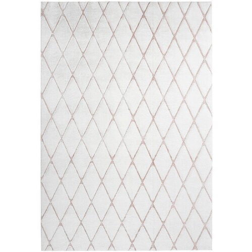 Kayoom PREPROGA Z VISOKIM FLOROM 80/150 cm roza, bela Cene