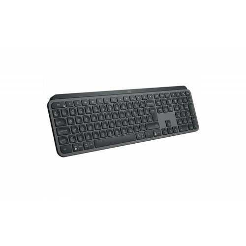 Logitech mx keys plus bluetooth illuminated keyboard with palm rest - graphite - us int'l Slike