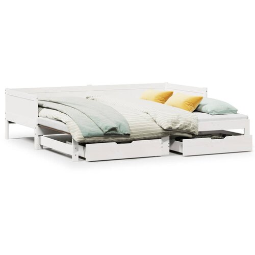 vidaXL Dnevni krevet na razvlačenje s ladicama bez madraca 80x200 cm Cijene