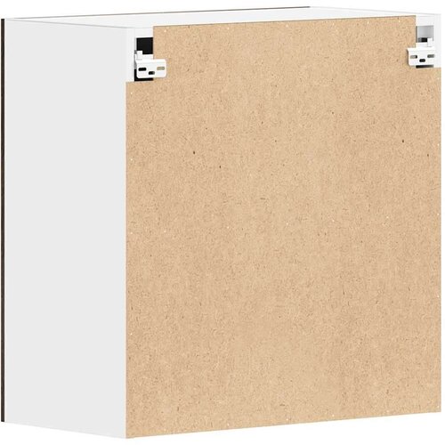 VidaXL viseča omarica dimljeni hrast 60x31x60 cm konstruiran les Slike
