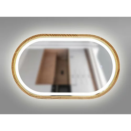 Aqua rodos LED Ogledalo Freedom Slim 80 Hrast