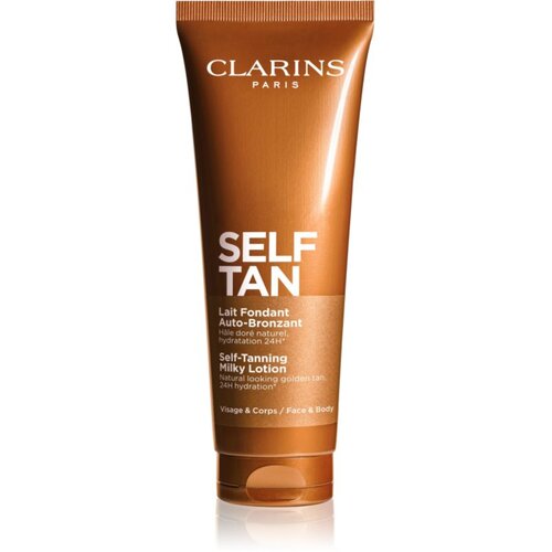 Clarins Self Tan Self-Tanning Milky Lotion krema za samotamnjenje za tijelo i lice 125 ml Cijene