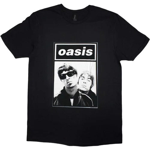 Oasis Majica Noel & Liam Boxed Photo Unisex Black 2XL