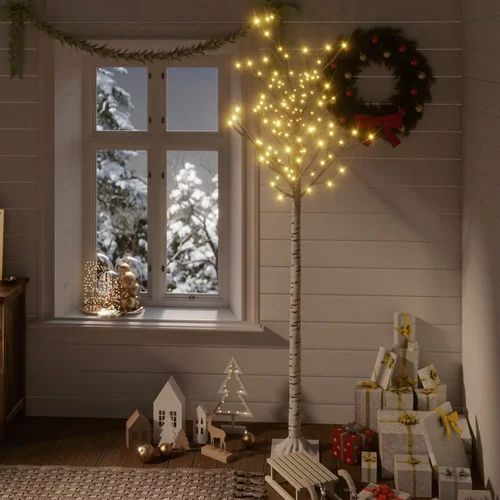  Božićno drvce sa 180 LED žarulja 1,8 m toplo bijelo izgled vrbe