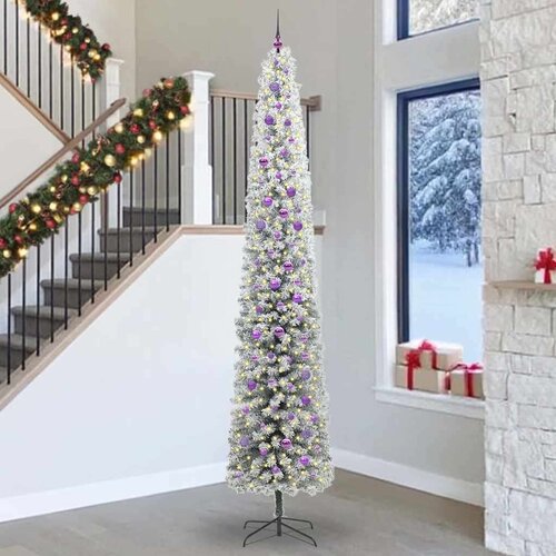 vidaXL Umestno božično drevo Zelena 300 cm PVC in Jeklo in Plastika Cene