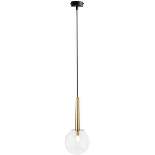  Luster na sajli DAISY 1xG9/12W/230V prečnik 14 cm zlatna/crna/prozirno staklo Cene