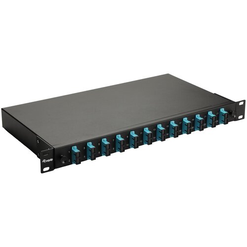 Equip 12-Port Fiber Optic Splice Box, SC Duplex, OM3, 1U, ped, Black Cijene