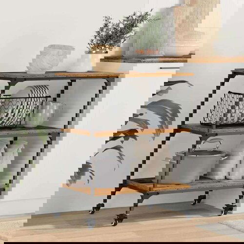  Kuhinjski kolica Staro drvo 60 x 41 x 76 cm Konstruirano drvo Slike