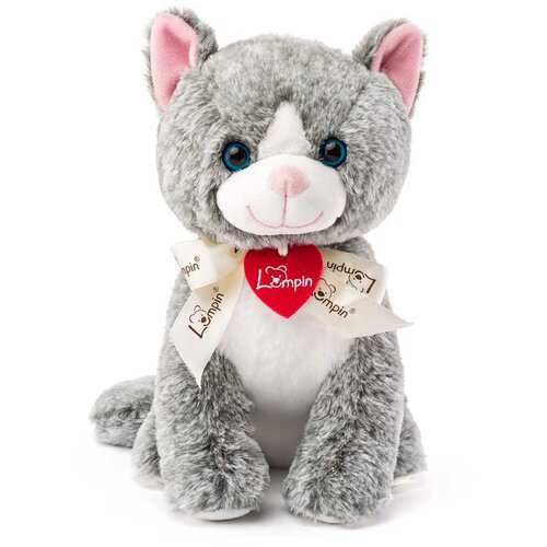 Lumpin Madeleine siva mačka pli&amp;scaron;asta figura 25cm - Slike