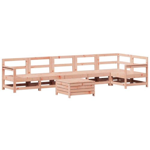 VidaXL 7-dijelni set vrtnih sofa od masivnog drva duglazije Slike