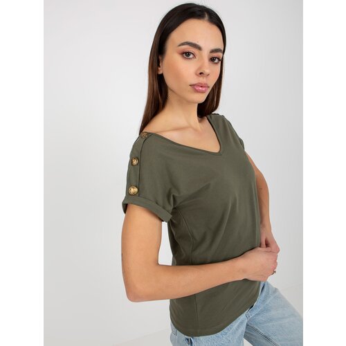 Och Bella Blouse-TW-BZ-BL-1006.56-dark khaki Cijene