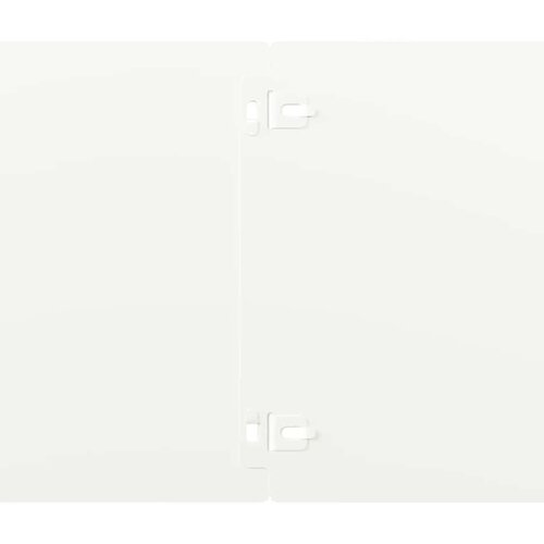 VidaXL Rubovi za travnjak 30 kom Bijeli 20x103 cm Hladno valjani čelik Slike