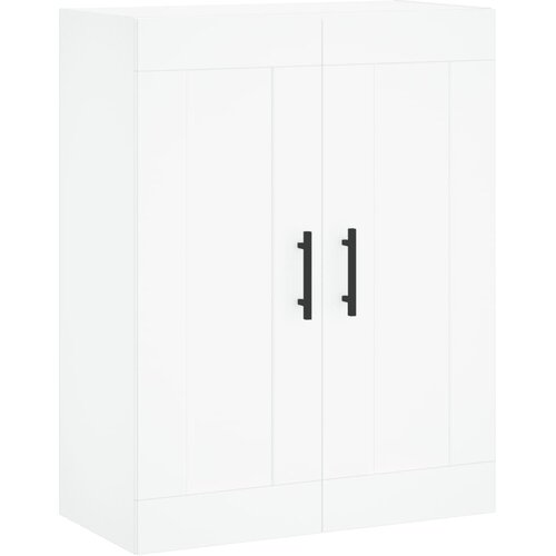  Visoka komoda bijela 69,5x34x180 cm konstruirano drvo Slike