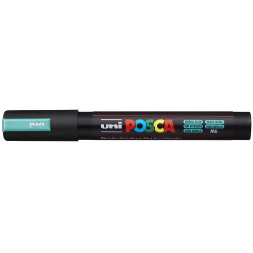  Uni pc-5m Posca metallic zeleni Slike