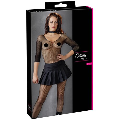 Cottelli plisirana mini krila (črna) - xl Cene