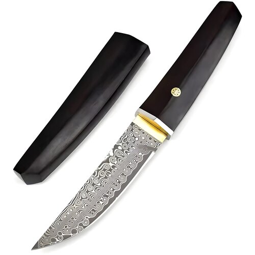  Damaskni vanjski nož OD-31700 - Crna KP31700 Cene