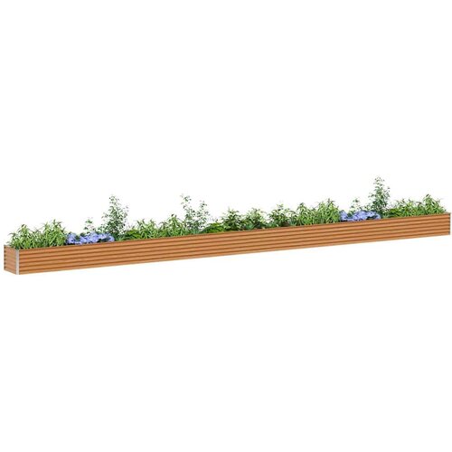  Povi&amp;scaron;ena gredica - Vrtna gredica 775 x 50 x 36 cm Cinkani čelik Slike