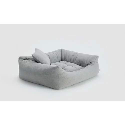 Reserved postelja za hišnega ljubljenčka - svetlo siva