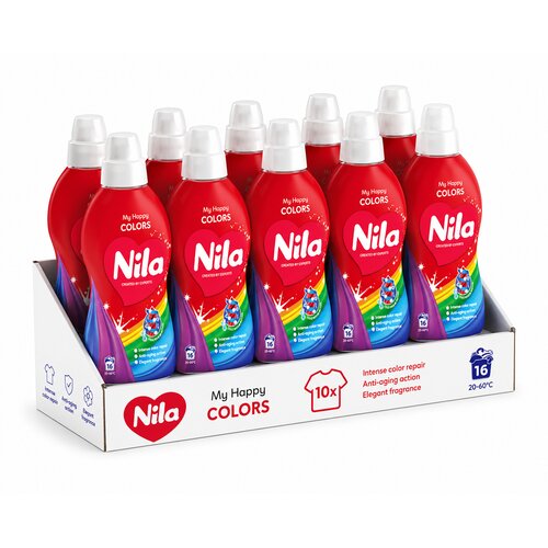 Nila my happy colors deterdžent 10&amp;times;900mL XXL Slike