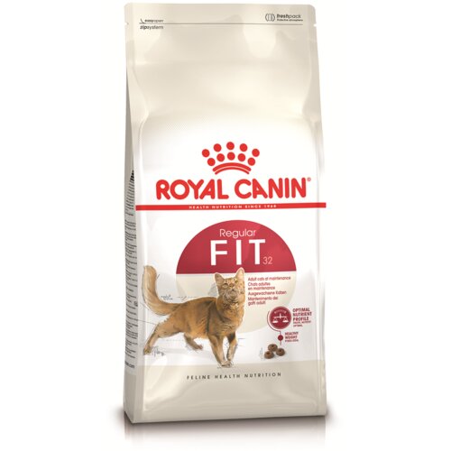 Royal Canin FHN Fit 32, potpuna i uravnotežena hrana za odrasle mačke starije od godinu dana. Umjerena aktivnost (in & outdoor), 2 kg Cijene