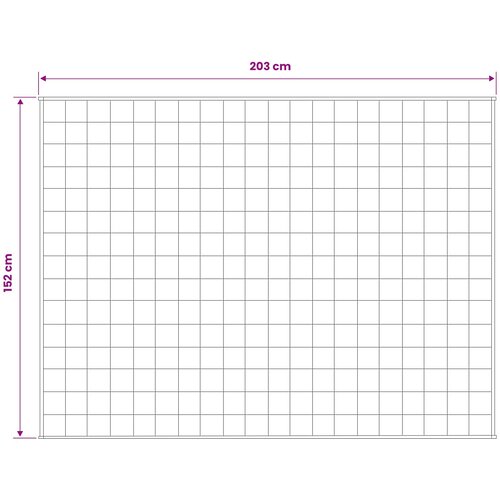  Težak pokrivač Bijela 152 x 203 cm 11 kg 100% Pamuk 205T Slike