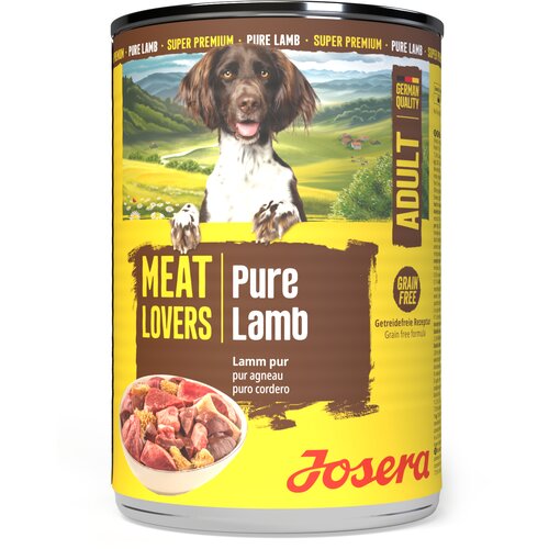  Ekonomično pakiranje Josera Meatlovers Pure 12 x 400 g - Janjetina (novi dizajn) Cene