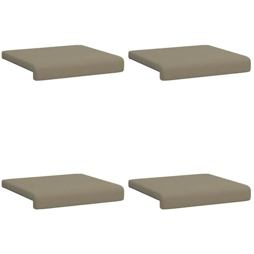  Jastučić za klupu 4 kom. Teksturirani bar&amp;scaron;un Kaki Dubina 35 cm - Kaki 4 Slike