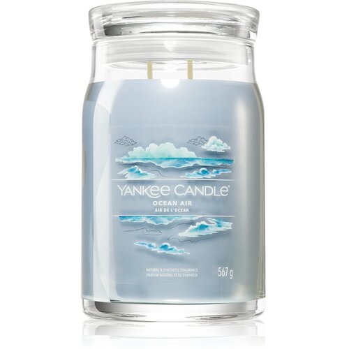 Yankee Candle Ocean Air dišeča sveča Signature 567 g Cene