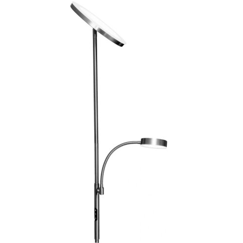  led prigu&amp;scaron;iva podna lampa nora LED/25W/230V 2200/3000/4000K + LED/5W 3000K hrom + daljinski upravljač Slike