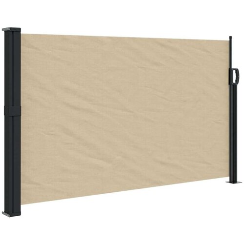  Bočna tenda na uvlačenje bež 120 x 500 cm Slike