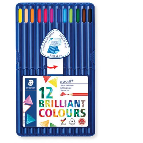  BOJE DRVENE 12BOJA ERGOSOFT STAEDTLER 157 SB12 BLISTER Slike