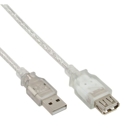  InLine 34650 USB kabel USB 2.0 0,5 m USB A Prozirno Cijene