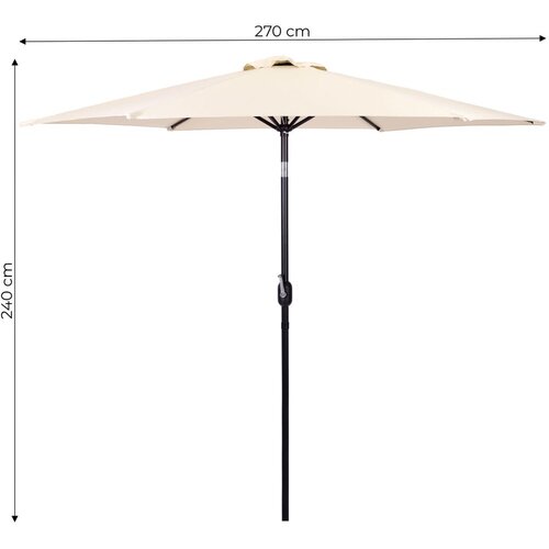 Modern Home Moderan suncobran ModernHome 270 cm - Bež Slike