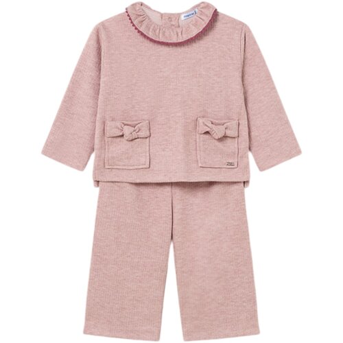 Mayoral komplet 2v1 (pulover, dolge hlače) petal pink Cene