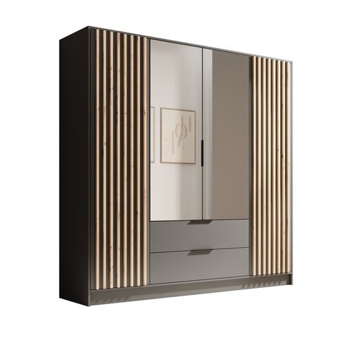ADRK Garderobni ormar Neri 200 cm - GRAFIT Slike